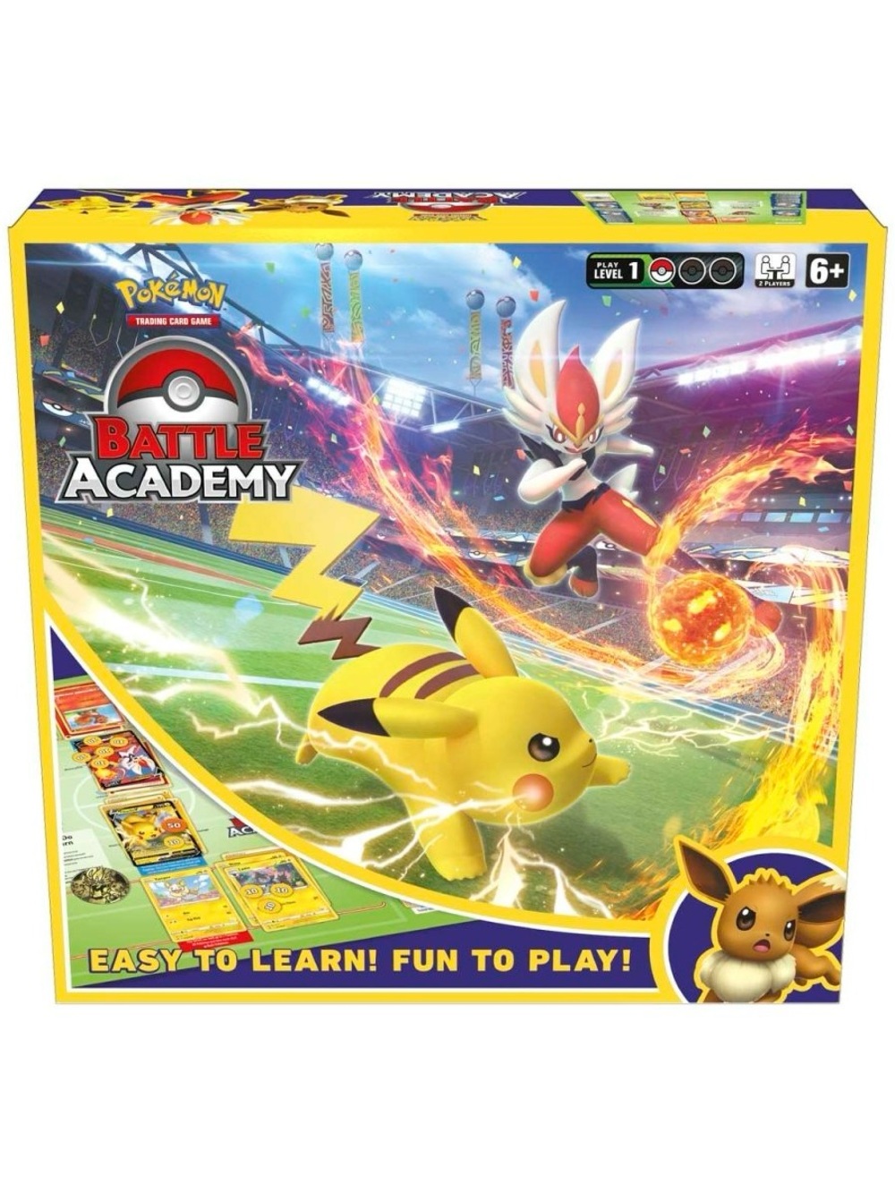 Pokémon TCG Battle Academy: Pikachu, Cinderace, & Eevee